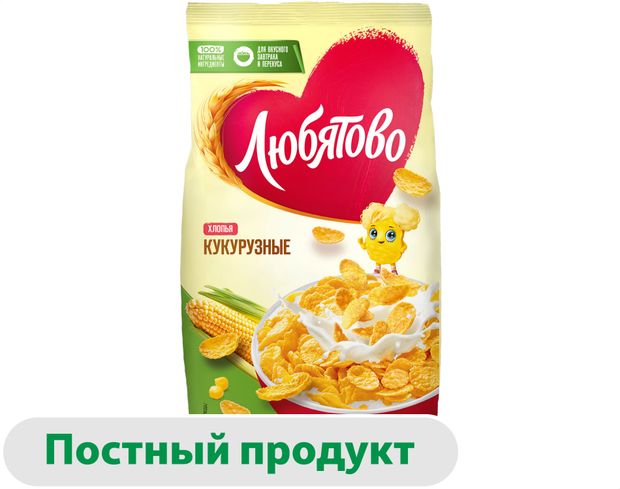 

Хлопья Любятово кукурузные 300 г