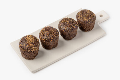Булочка ВкусВилл Бородинская 4 шт. 160 г