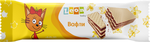 

Вафли Leon baby Три Кота 27 г