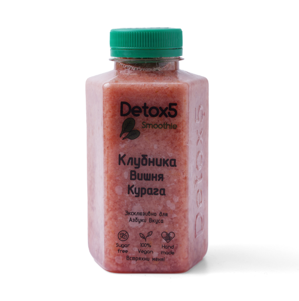 

Смузи Detox5 клубника, вишня, курага и кокосовое молоко 330 мл