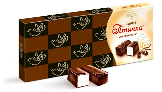 

Конфеты Славянка Птичка Классическая, глазированные 236 г