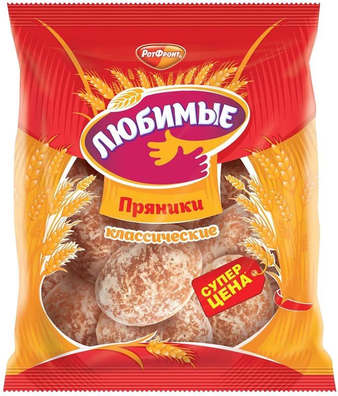 

Пряники Рот Фронт Любимые Классические 400 г