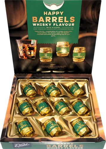 

Конфеты E.Wedel Happy Barrels Ассорти виски 200 г
