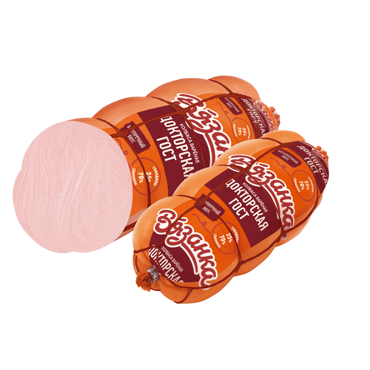 

Колбаса Вязанка Докторская вареная ГОСТ 400 г