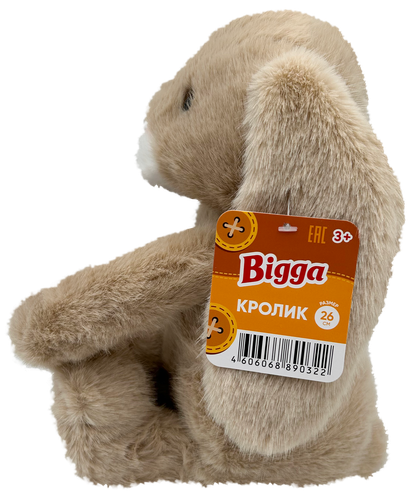 

Игрушка мягкая Bigga Кролик 26 см