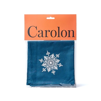 

Салфетка с вышивкой Carolon Белая cнежинка 43 x 43 см 1 шт.