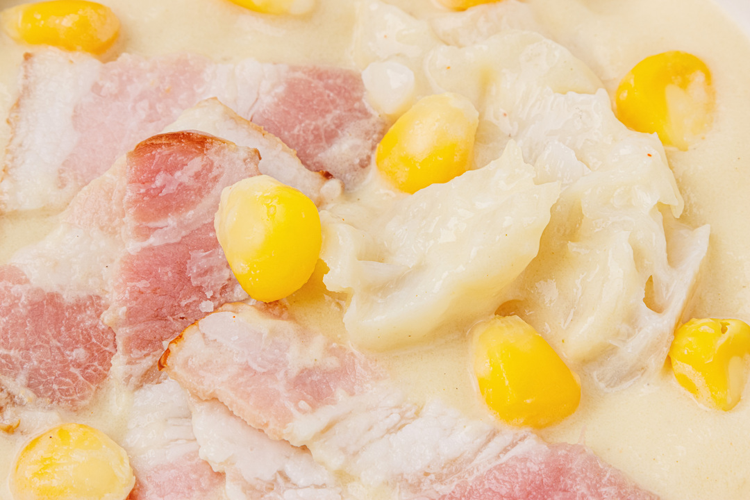 

Суп ВкусВилл корн-чаудер с треской и беконом 270 г