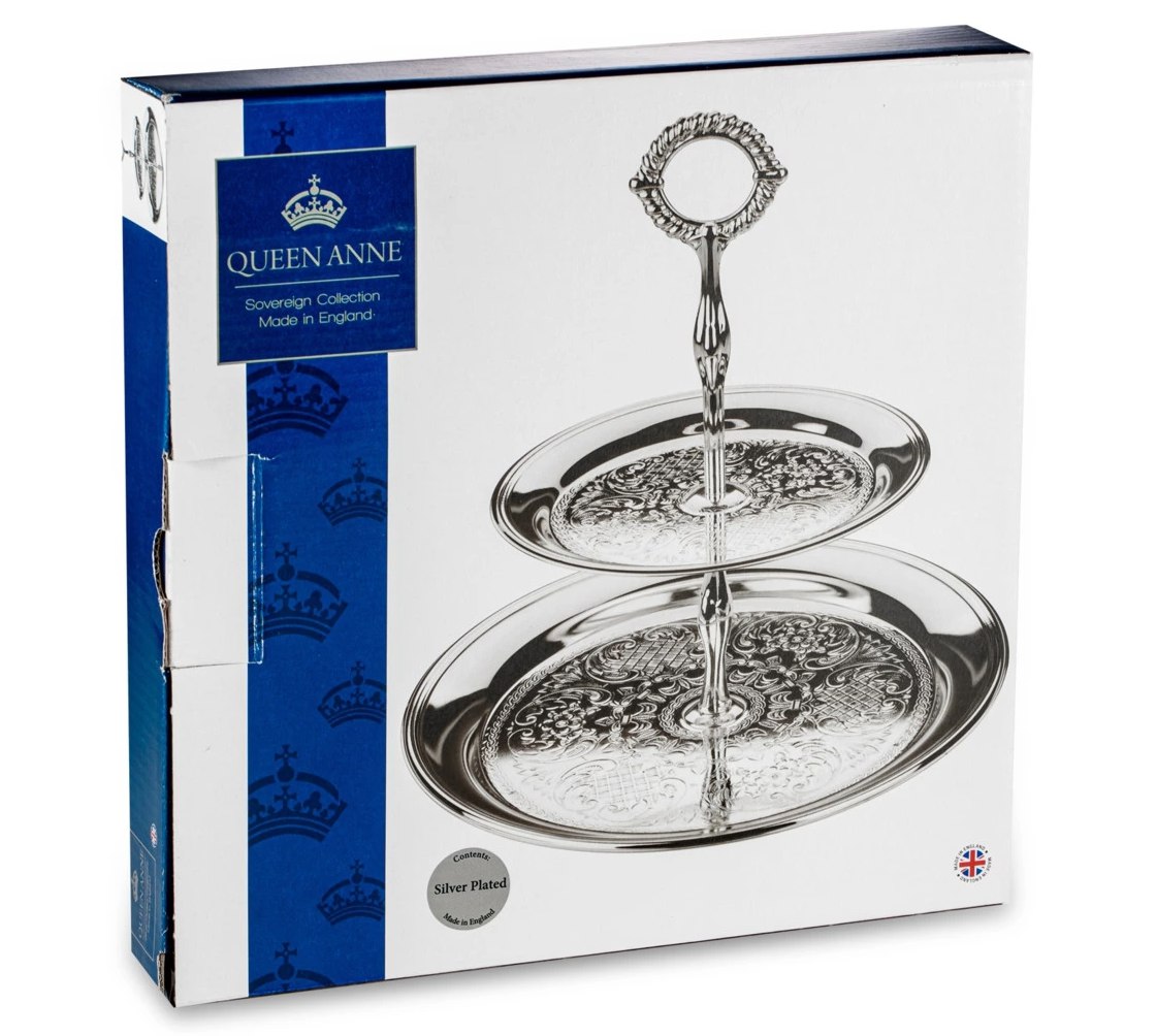 

Блюдо Queеn Anna Chippendale двухъярусное 24/32 см