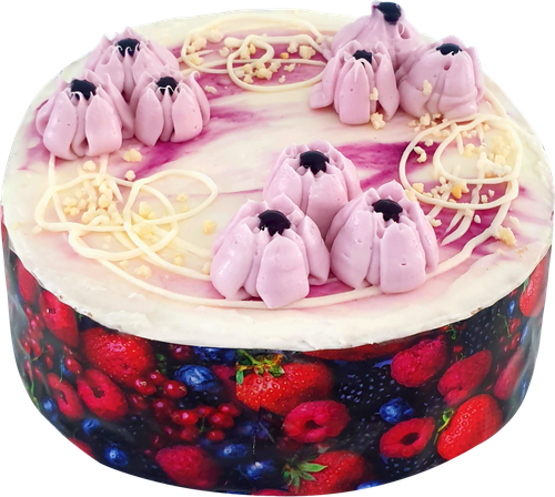 

Торт Академия вкуса Ягодная карусель с черной смородиной 560 г