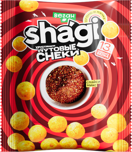 

Снэки нутовые Shagi со вкусом спайси микс 50 г