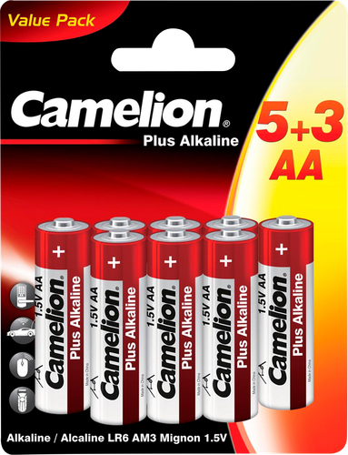 

Батарейки Camelion Plus Alkaline АА 8 шт.