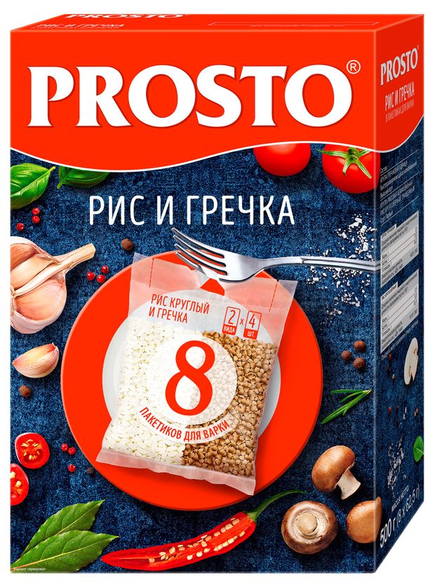 

Ассорти Prosto рис и гречка 500 г