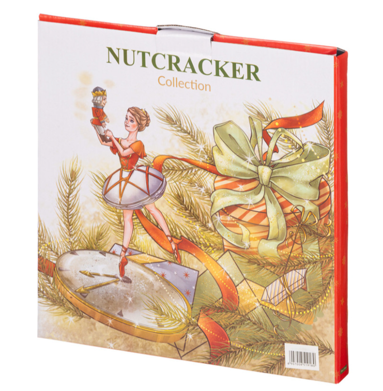 

Тарелка Lefard обеденная щелкунчик красная 27 см