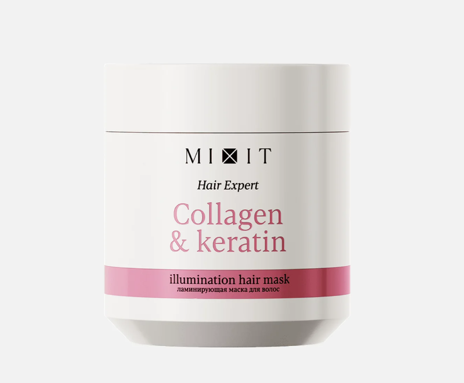 

Маска для волос Mixit Hair Expert Collagen+Keratin ламинирующая 400 мл