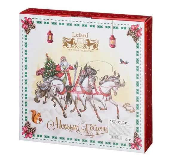 

Блюдо Lefard тройка красное 26 х 4 см