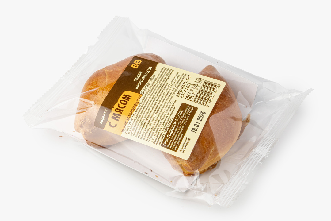 

Пирожки ВкусВилл с мясом 2 шт. 100 г