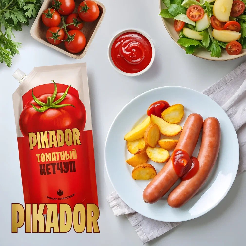 

Томатный кетчуп Pikador Томатный 500 г