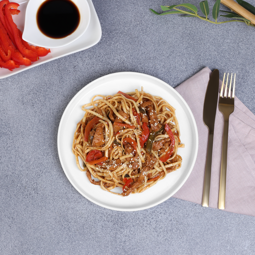 

Удон с курицей в соусе терияки весовой