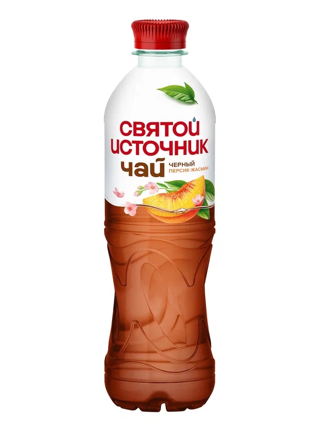

Напиток безалкогольный Святой Источник черный чай персик-жасмин 500 мл