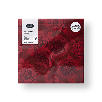 

Салфетки Duni Rich Roses 3-х слойные 33 см 20 шт.