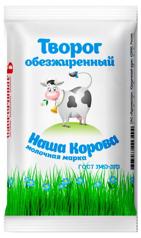

Творог рассыпчатый Наша Корова обезжиренный 180 г
