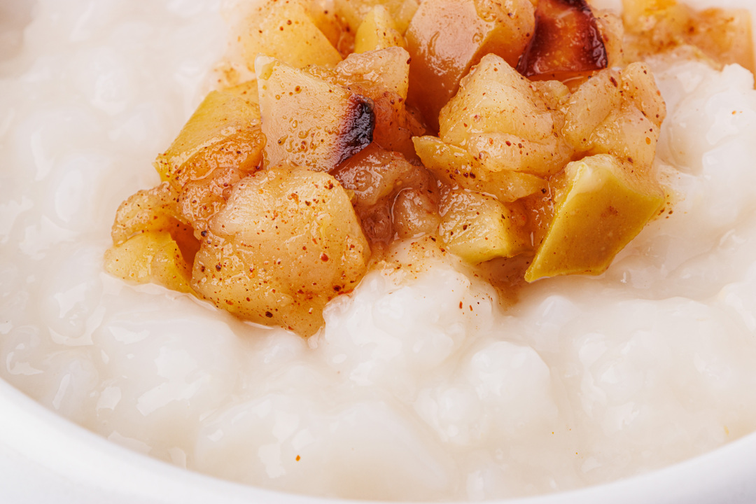 

Каша рисовая ВкусВилл на кокосовом молоке с яблочным чатни 235 г