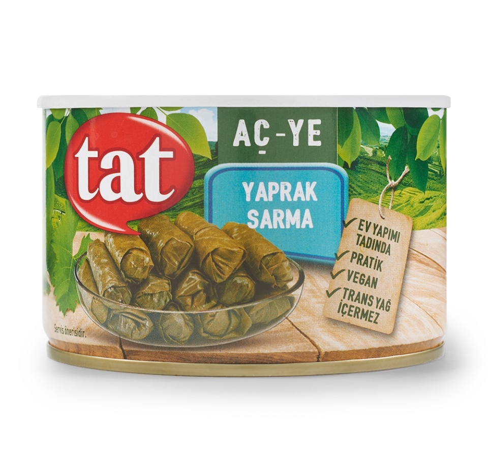 

Долма Tat консервированная из виноградных листьев Турция 400 г