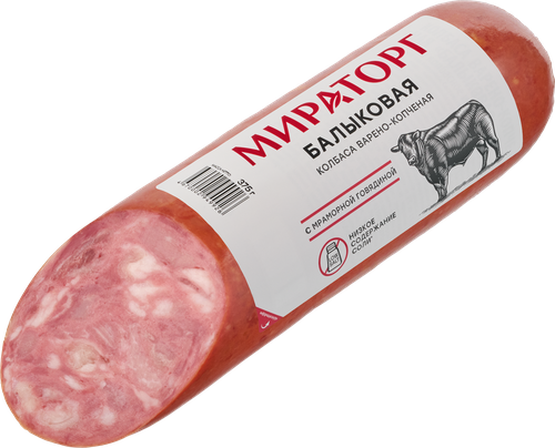 

Колбаса варёно-копчёная Мираторг Балыковая 375 г