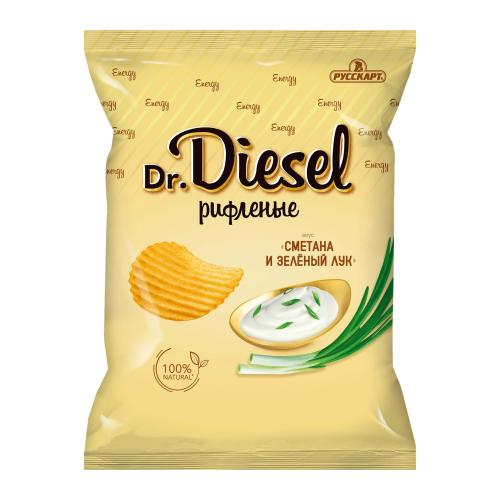 

Чипсы рифленые Dr.Diesel Сметана и зеленый лук 120 г