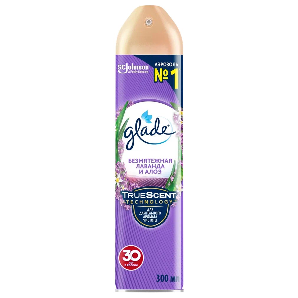 

Освежитель воздуха Glade Безмятежная лаванда и алоэ 300 мл