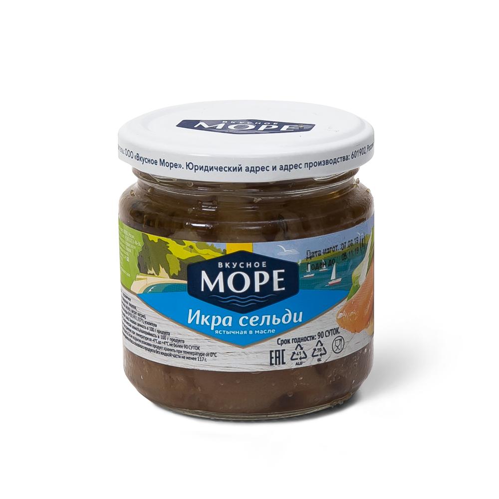 

Икра сельди Вкусное море ястычная в масле 180 г