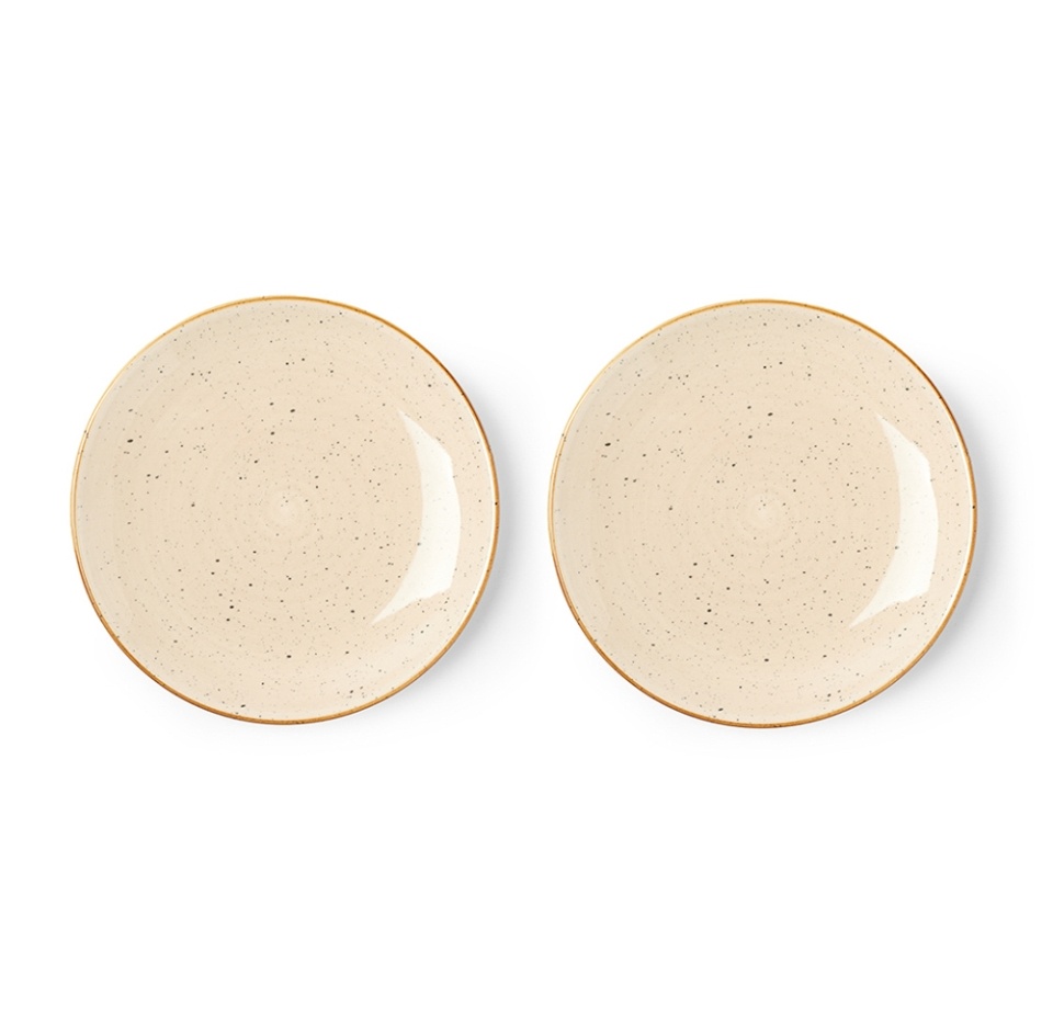 

Набор тарелок Lefard bronco nature бежевый 17 см 2 шт.