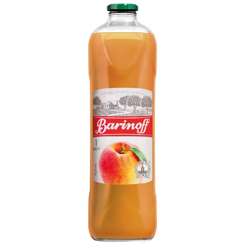 

Нектар Barinoff Персик с мякотью 1 л