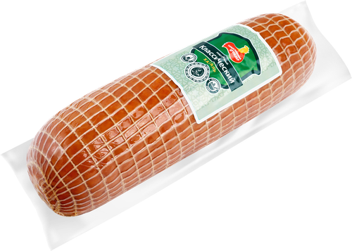 

Рулет куриный Турбаслинские бройлеры Халяль классический варёно-копчёный вес