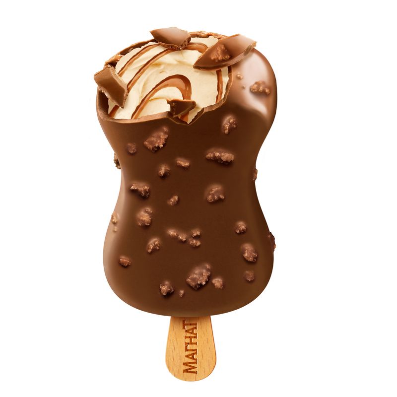 

Мороженое Магнат Gold Крем-чиз солёная карамель эскимо сливочное в молочном шоколаде с печеньем 8% 65 г