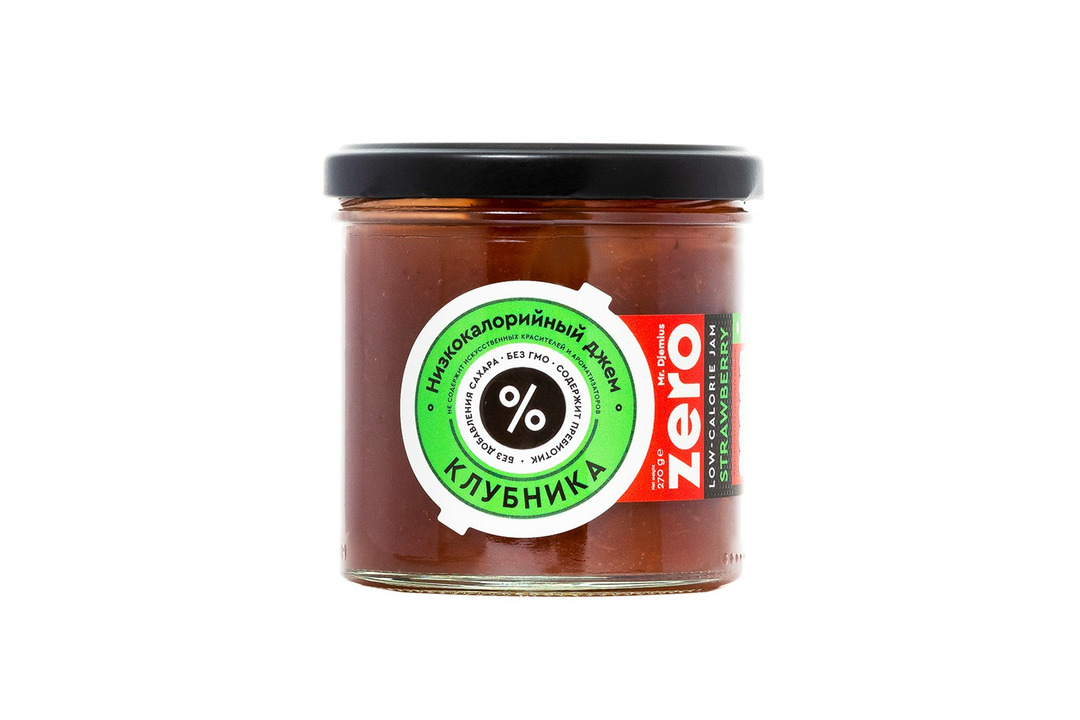 

Джем Mr.Djemius Zero низкокалорийный из клубники без сахара 270 г