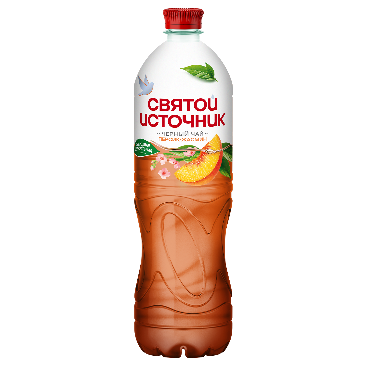 

Напиток Святой Источник Чай черный Персик-жасмин негазированный 1 л