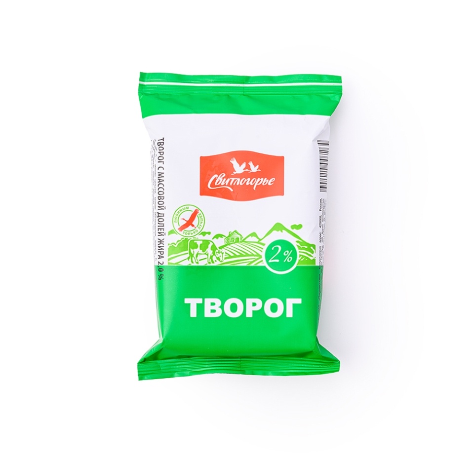 

Творог Свитлогорье 2% 180 г