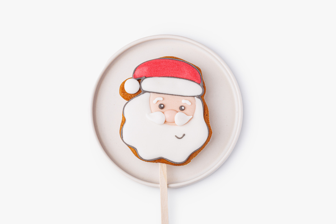 

Пряник имбирный ВкусВилл Новый год на палочке 1 шт. дизайн в ассортименте