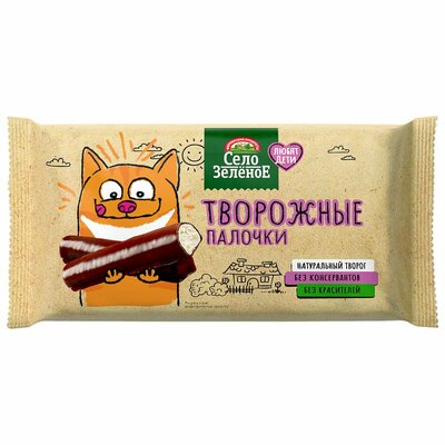 Творожные палочки Село Зелёное глазированные с ванилью 20% БЗМЖ 150 г