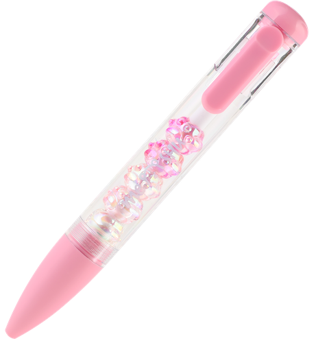 

Ручка шариковая Meshu Crystall Paws автоматическая синяя 0.7 мм