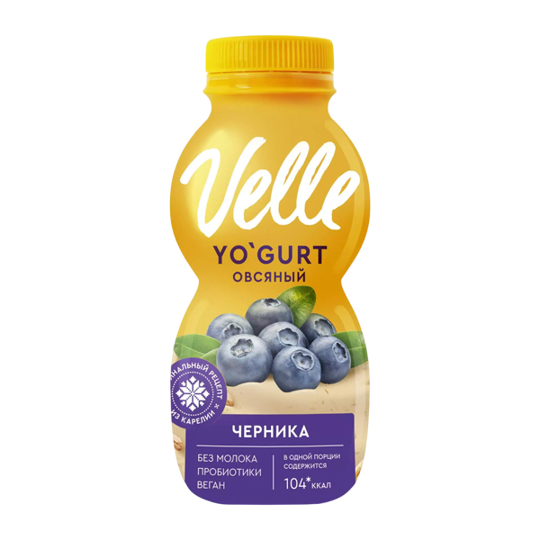 

Продукт питьевой овсяный Velle черника 230 г