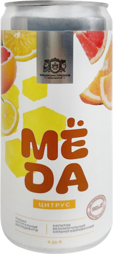 

Напиток безалкогольный Мёда Цитрус 0.33 мл