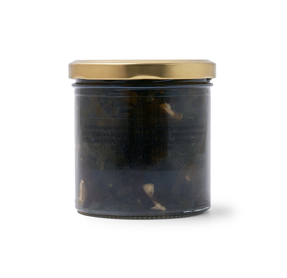 

Морская капуста Широта 50 с натуральным мясом краба в собственном соку 300 г, Россия