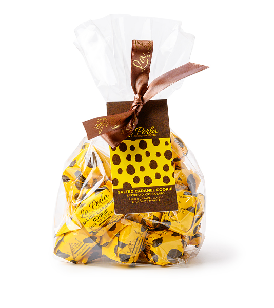 

Конфеты трюфель La Perla соленая карамель 200 г Италия