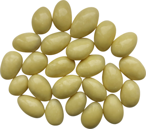 

Миндаль в белой шоколадной глазури вес