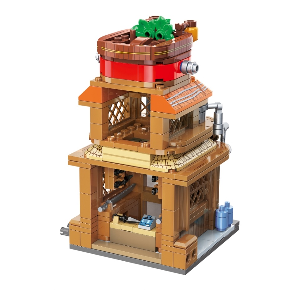 

Конструктор Naruto оружейный магазин Ниндзя 12х8х8см