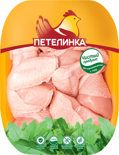

Шашлык куриный Петелинка петелино охлаждённый вес