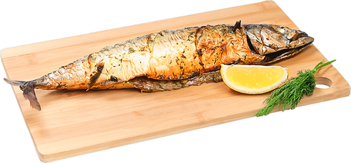 

Скумбрия гриль Лента Fresh потрошеная с головой вес