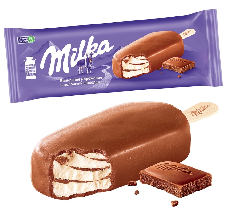 

Мороженое эскимо Milka в молочном шоколаде 62 г